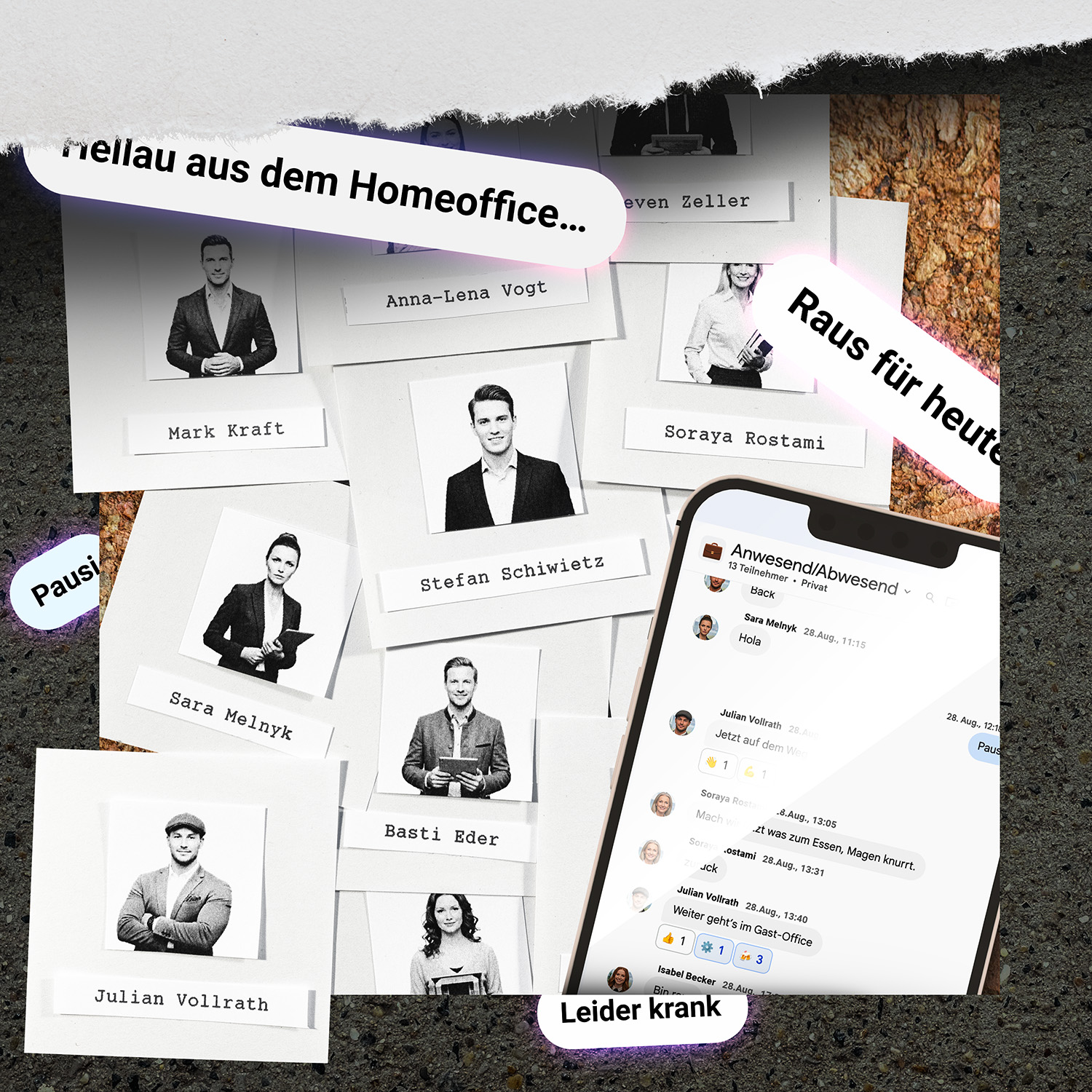 Pünktlichkeit im Chat